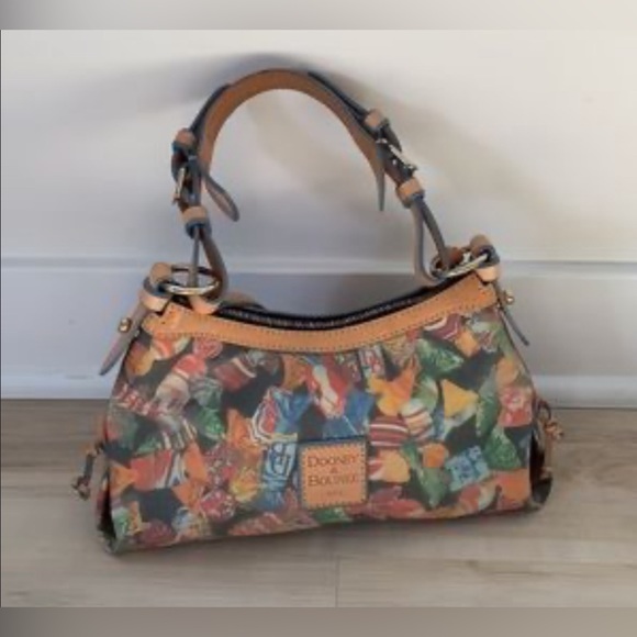 DOONEY & BOURKE Y2K CANDY PRINT TASSEL TOTE BAG EUC - Picture 14 of 16